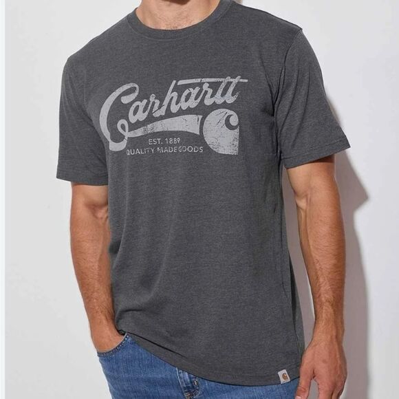 Carhartt Relaxed Fit Lightweight S/S Script Graphic T-Shirt - Picture 1 of 7